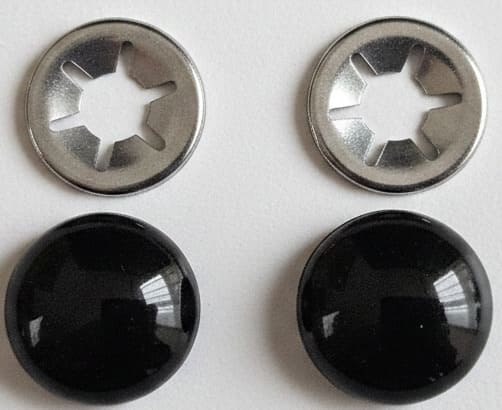 B�renaugen schwarz, Sicherheitsaugen