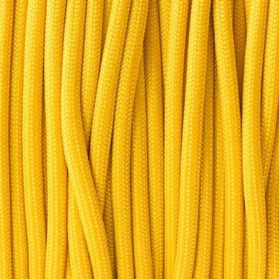 Paracord gelb, 550 Seil - 4 mm, Typ 3, aus Nylon
