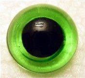 Grne Glasaugen an se,  5 mm fr Bren, Puppen und Bastelarbeiten