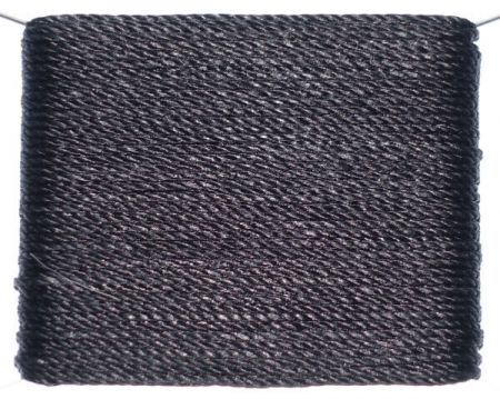 Sattlergarn, Ledergarn gewachst, aus Polyester, schwarz