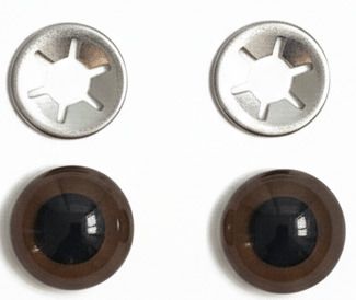 B�renaugen braun, 16 mm �