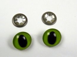 Katzenaugen gr�n, 14 mm �