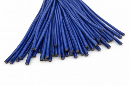 Lederband blau, rund � 2 mm, 1 m lang, echtes Rindsleder