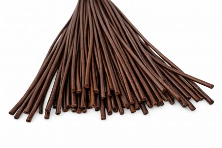 Lederband braun, rund � 2 mm, 1 m lang, echtes Rindsleder