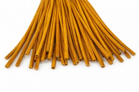 Lederband gelb, rund � 2 mm, 1 m lang, echtes Rindsleder