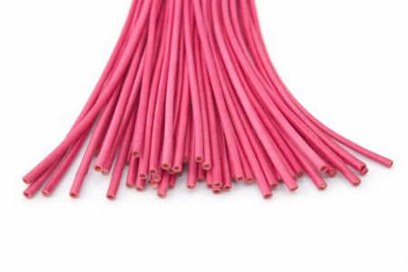 Lederband pink, rund � 2 mm, 1 m lang, echtes Rindsleder