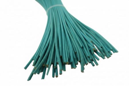 Lederband t�rkis, rund � 2 mm, 1 m lang, echtes Rindsleder