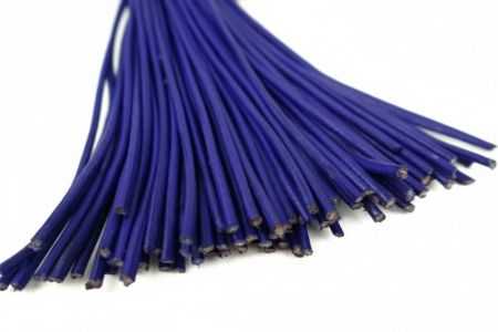 Lederband violett, rund � 2 mm, 1 m lang, echtes Rindsleder