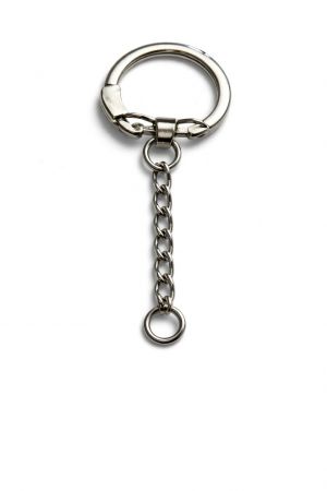 Schl�sselring Metall, vernickelt, Nr. 117