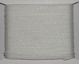 Sattlergarn, Ledergarn gewachst, aus Polyester, weiss