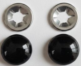 B�renaugen schwarz, 18 mm �, Sicherheitsaugen