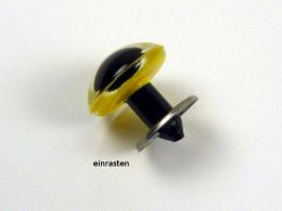 Eulenaugen, gelb, 10 mm �