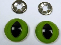 Katzenaugen gr�n, 22 mm  �