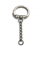 Schl�sselring Metall, vernickelt, Nr. 117